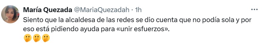alcaldesa de redes y Simón Levy