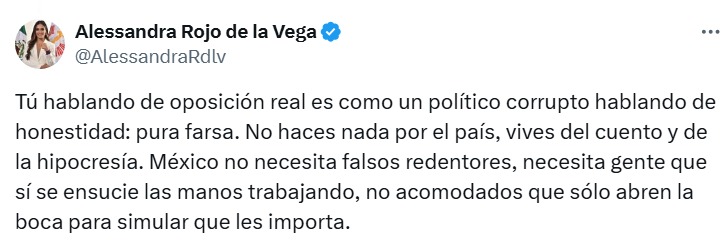 Alessandra Rojo acusa de farsante a Eduardo Verástegui