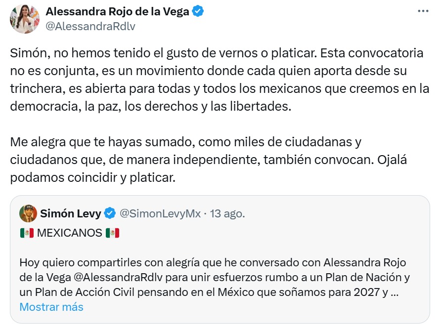Alessandra Rojo y Simón Levy