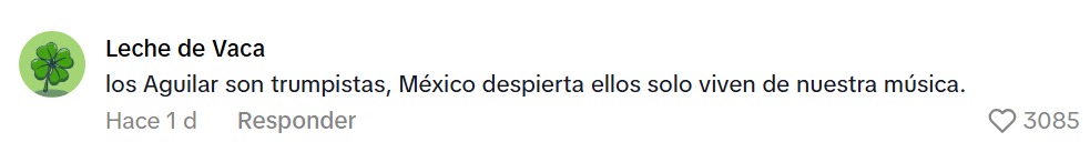 Angela Aguilar trumpista