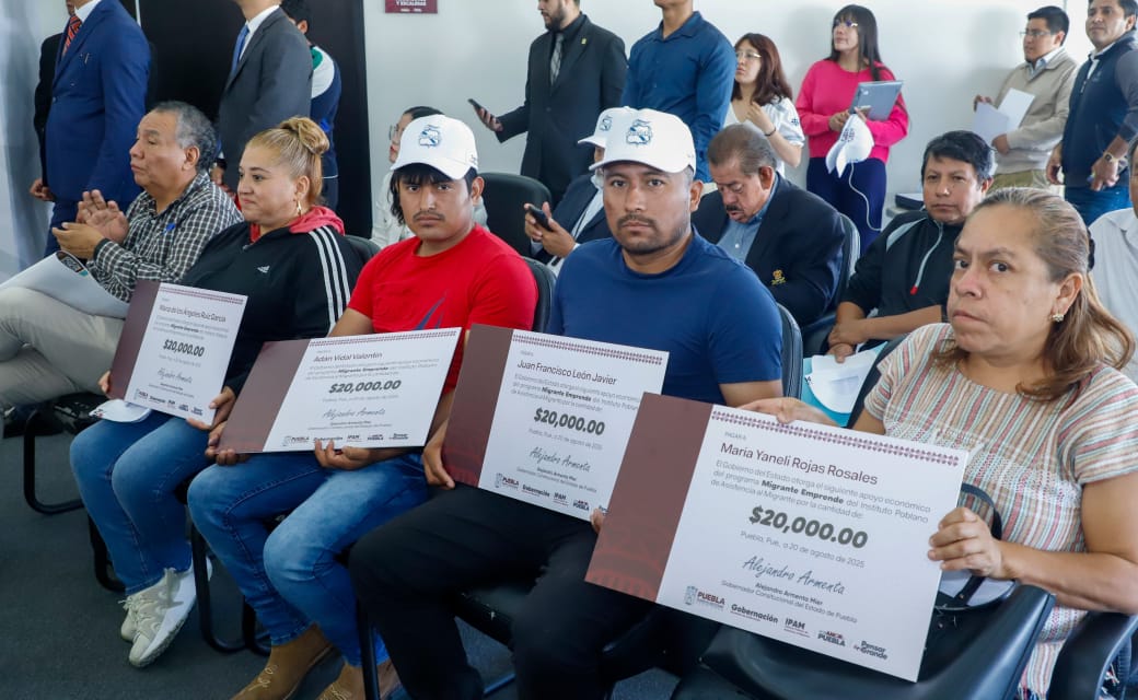 Armenta apoya a comunidad migrante