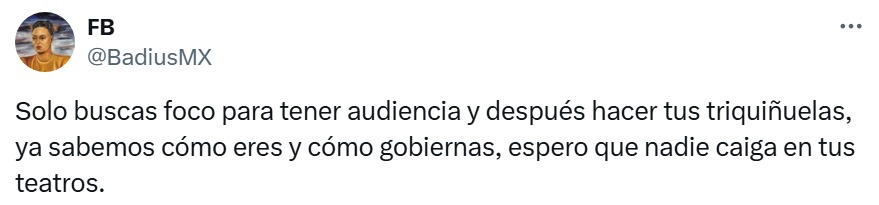 Redes cuestionan a Sandra Cuevas