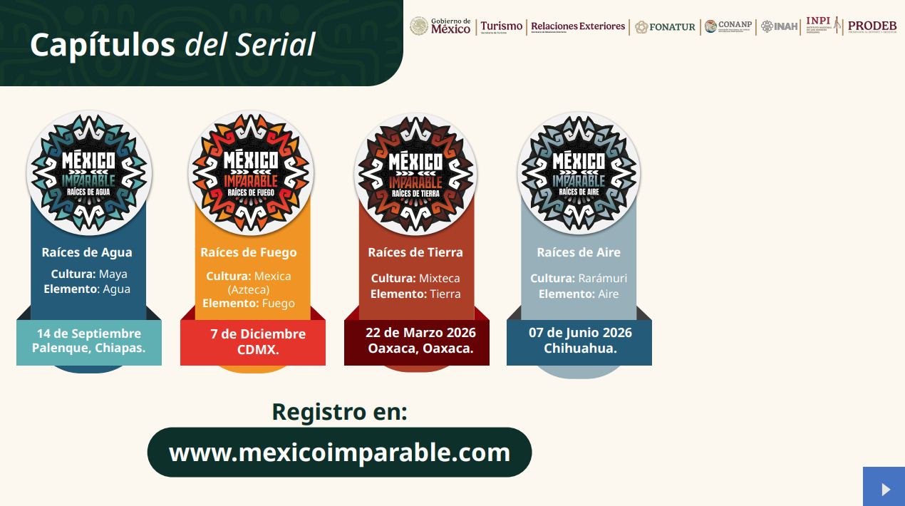 Sheinbaum anuncia fechas y sedes de México imparable