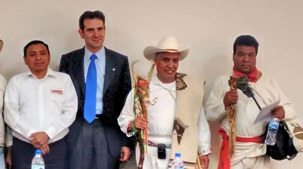 Gobernante indígena y Lorenzo Córdova