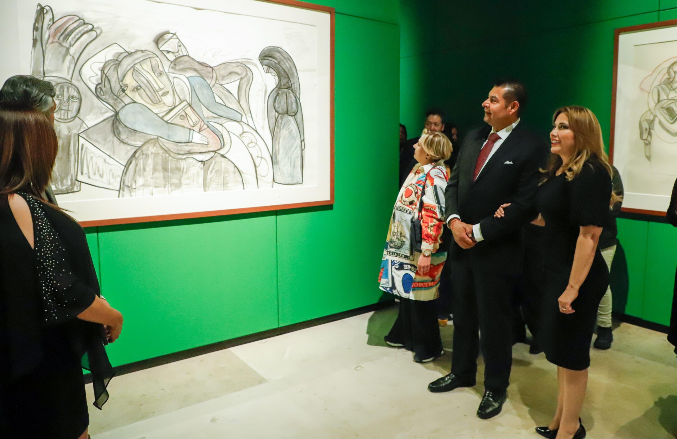 José Luis Cuevas, obra en museo Barroco