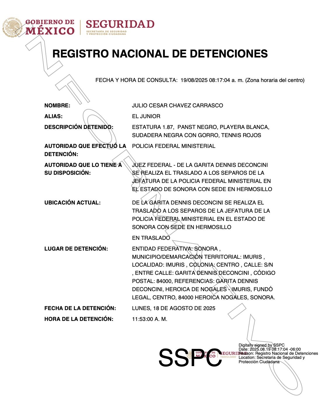 Julio César Chávez Jr. en México