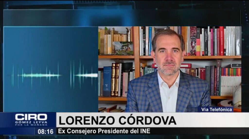 Lorenzo Córdova acude con Ciro Gómez Leyva