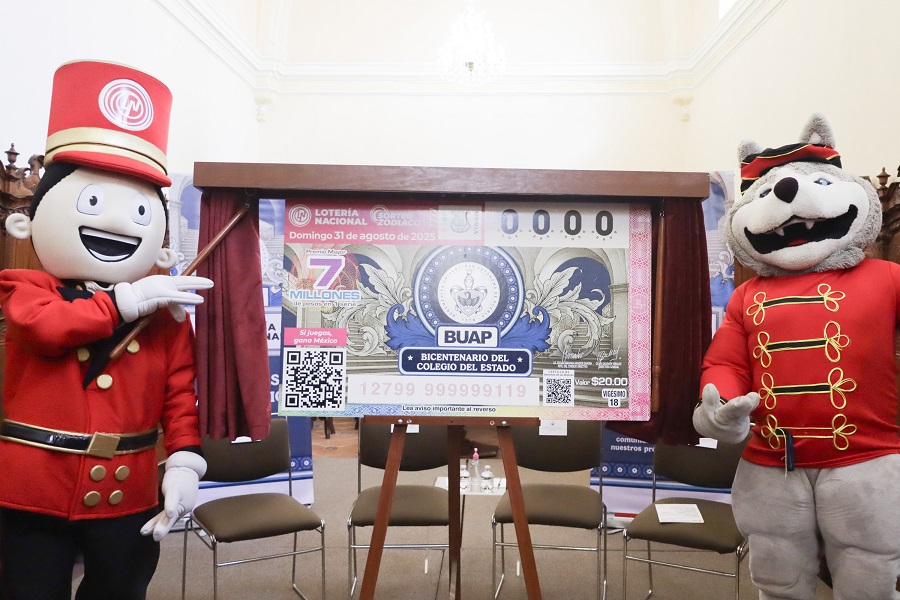 Lotería Nacional cachito BUAP