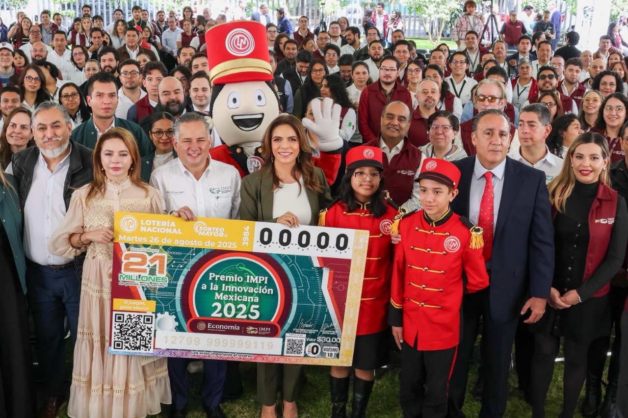 Lotería nacional emite boleto junto con el IMPI