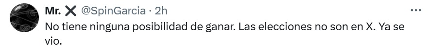 Ninguna posibilidad de ganar