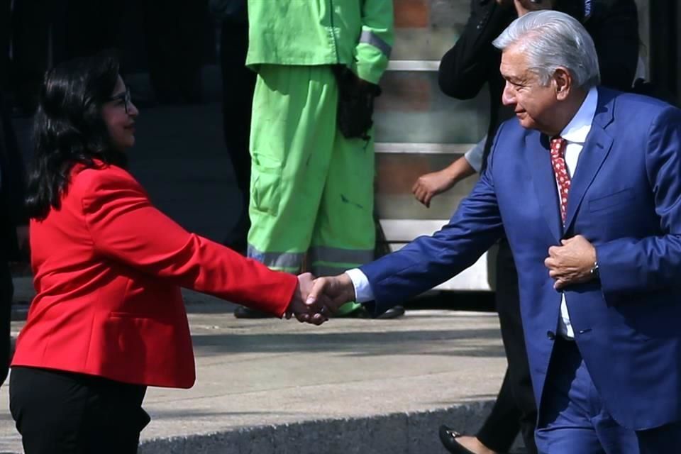Norma Piña y AMLO