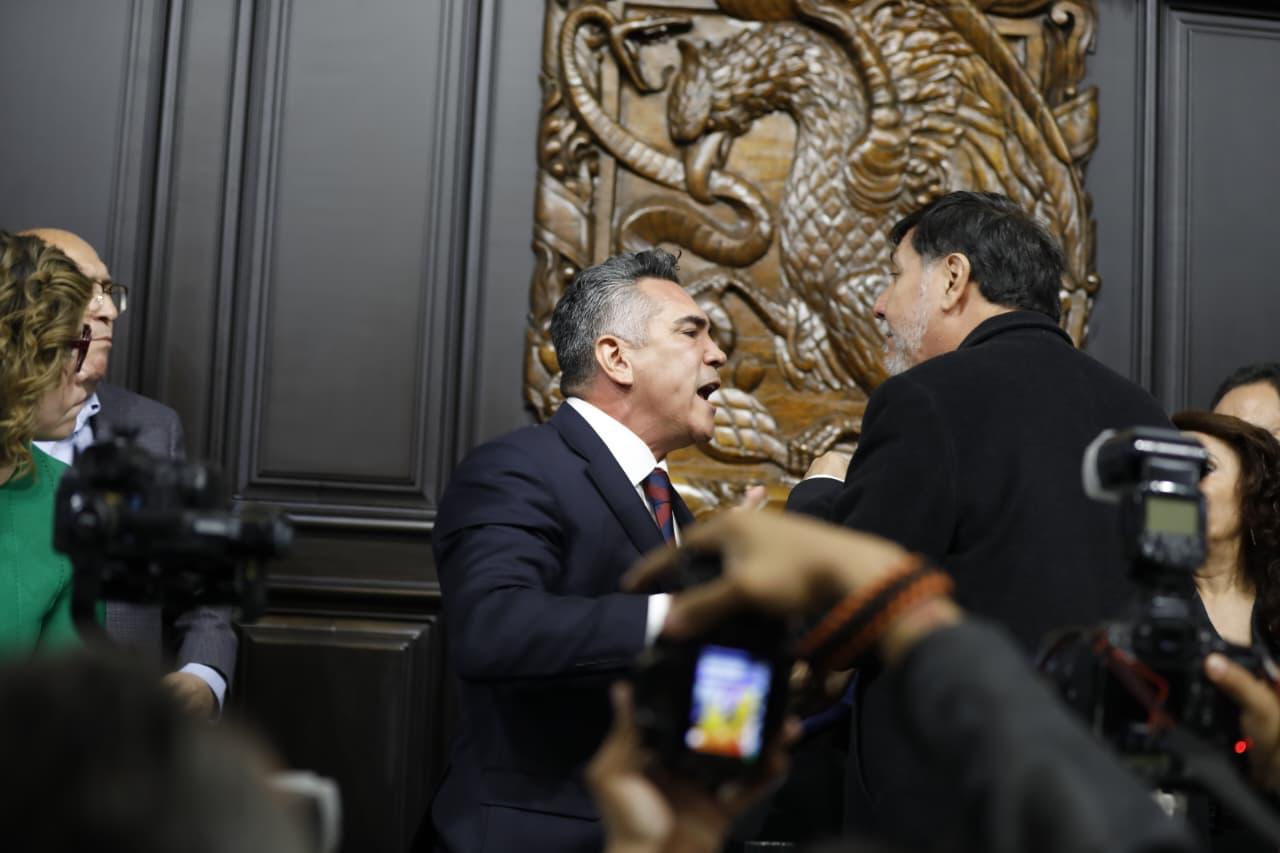 Noroña presentará denuncia vs. Alito tras agresión en Senado