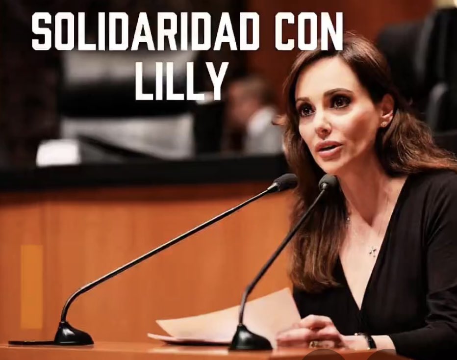 Oposición defiende a Lilly Téllez