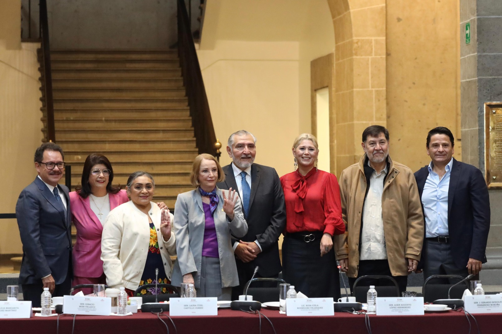 PAN celebra nueva integración de la mesa directiva del senado