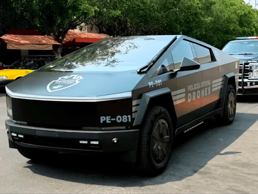 Problemas de las patrullas Cybertruck en Jalisco