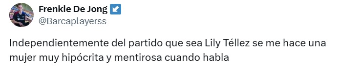 Redes exhiben a Lilly Téllez