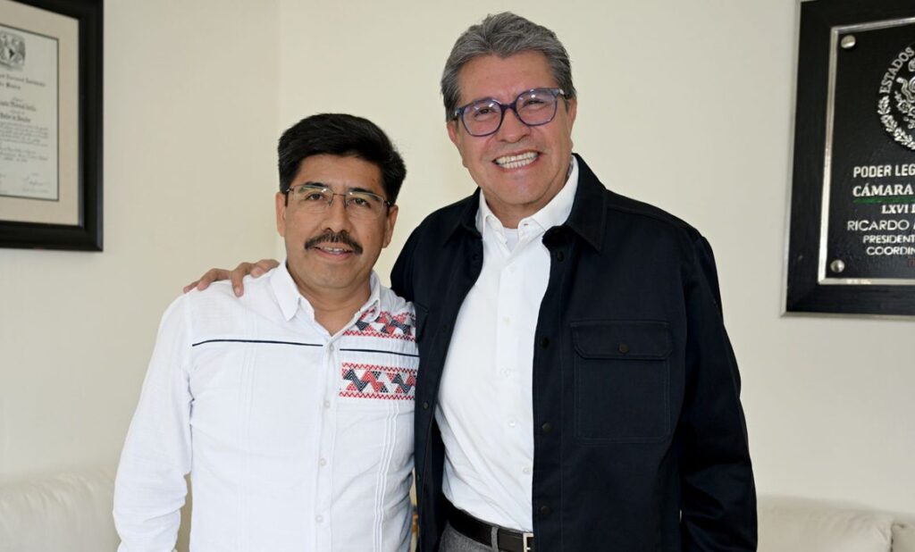 Ricardo Monreal y Hugo Aguilar