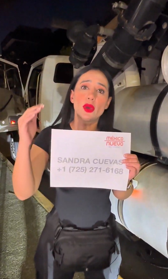 Sandra Cuevas adquiere camión de desazolve