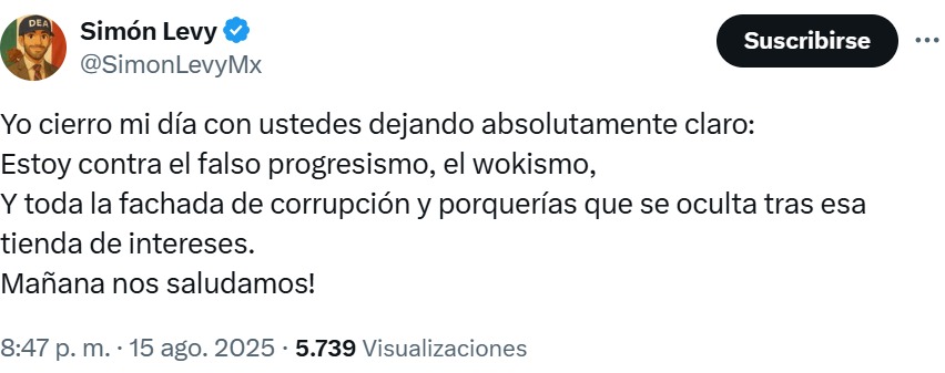 Simón Levy ardido