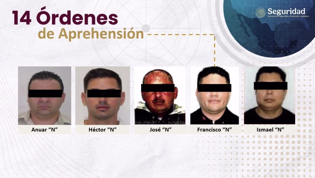 14 detenidos