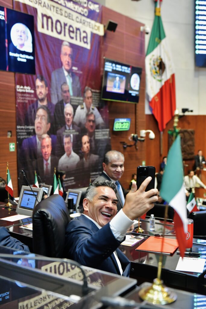 Alito Moreno en el Senado