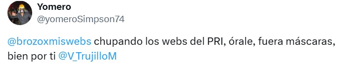Brozo rendido al PRI