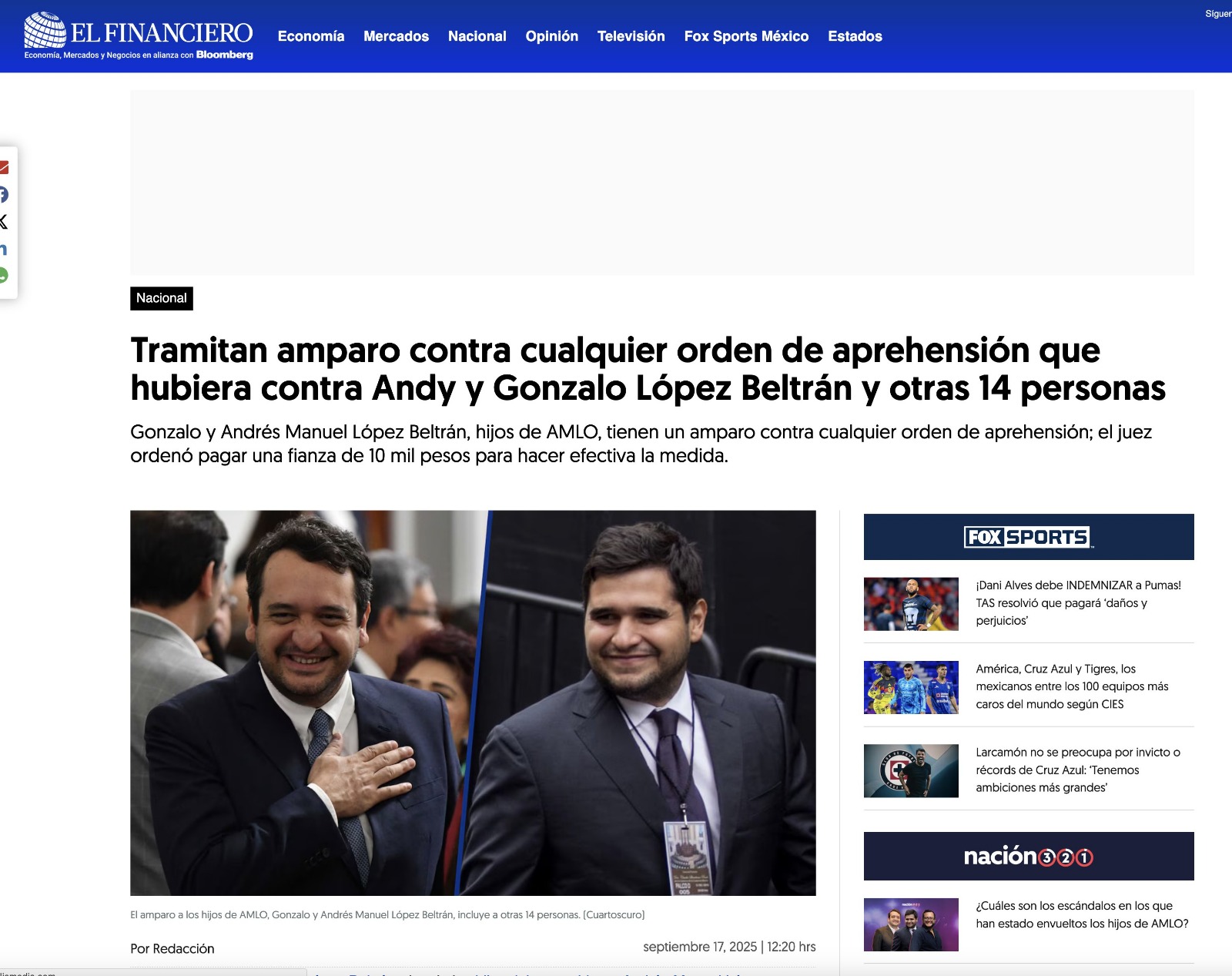 Campaña Loret El Financiero