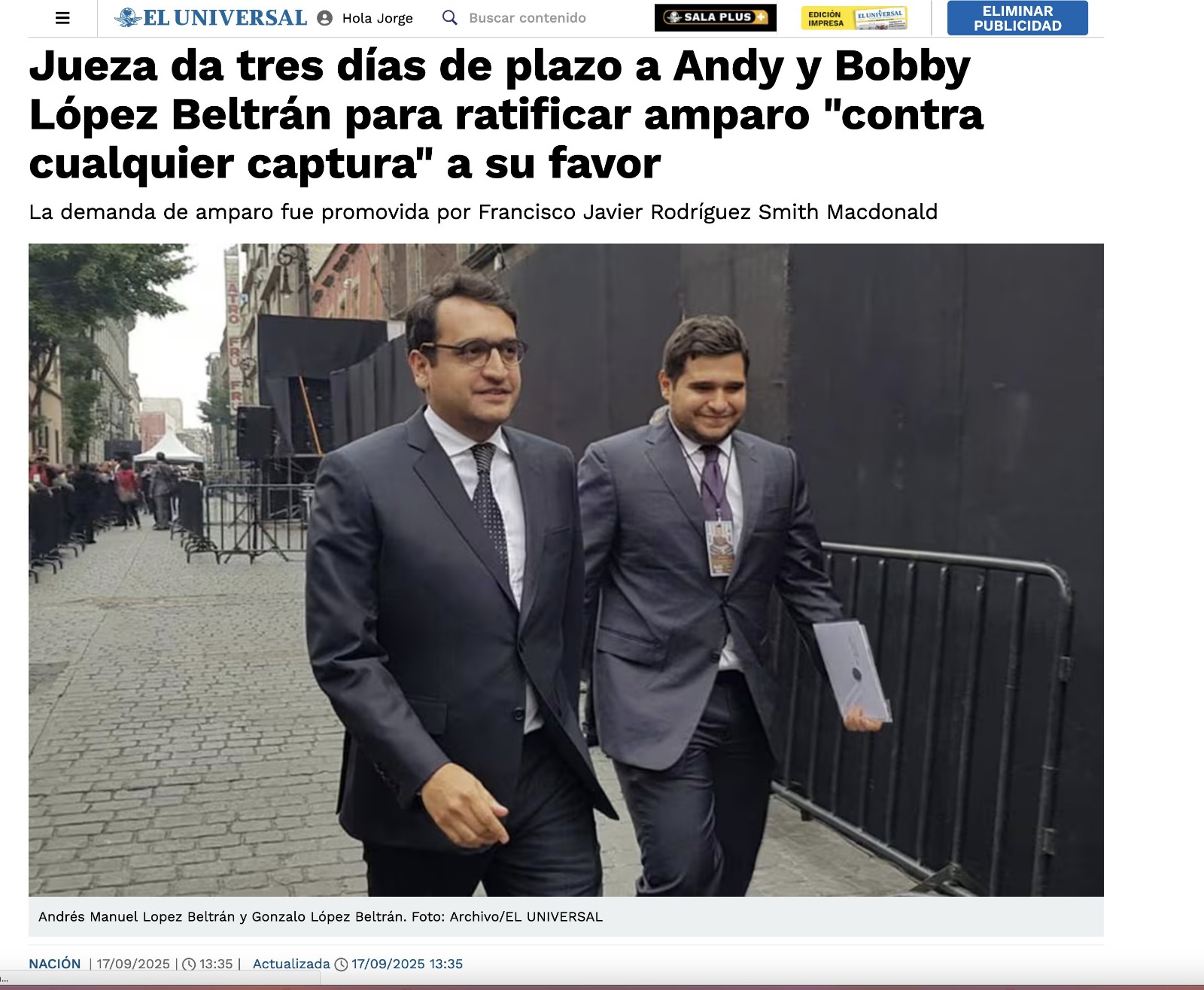 Campaña Loret El Universal