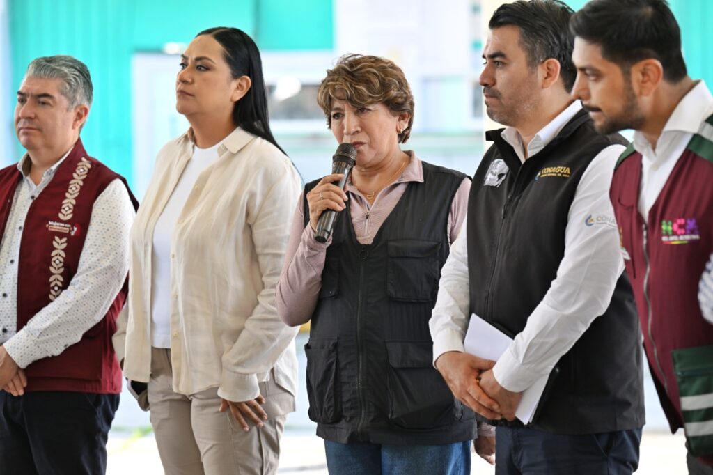 Delfina anuncia apoyo en Neza
