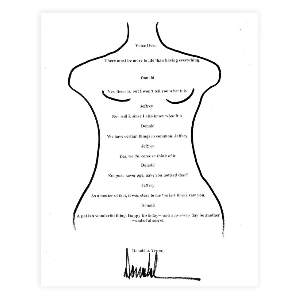 Democratas filtran carta de Trump