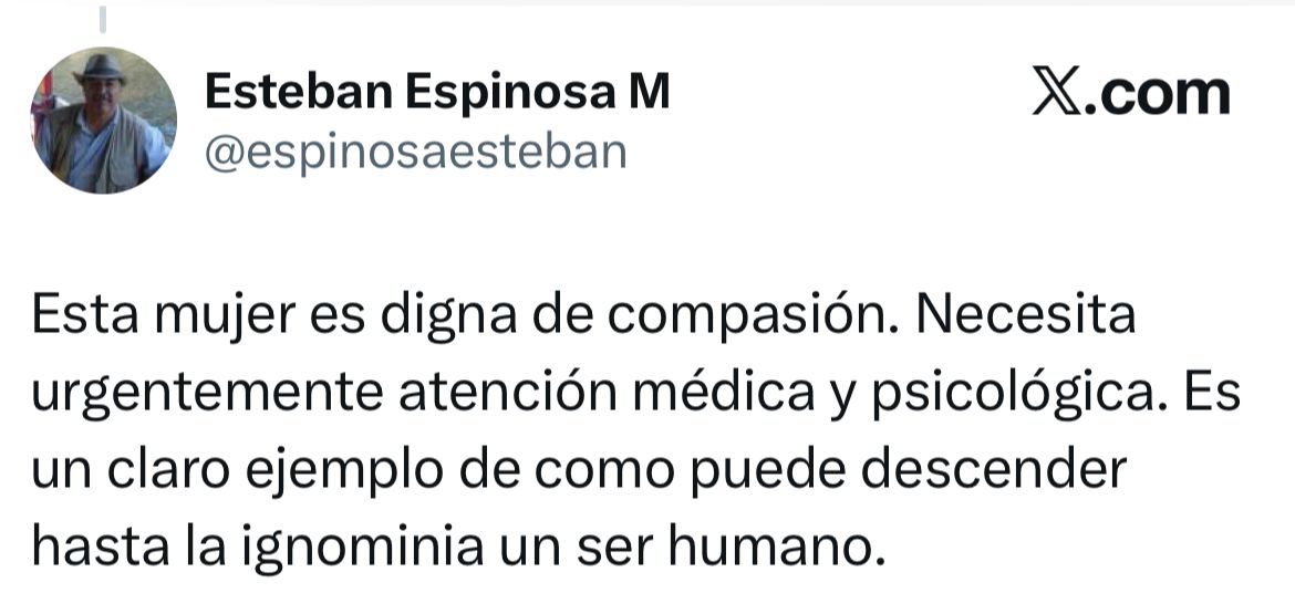 Tunden a Elena Chávez en redes