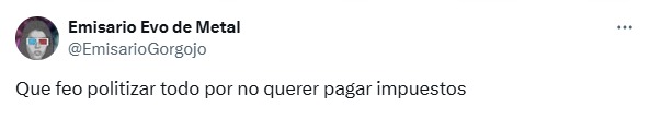 feo politizar todo
