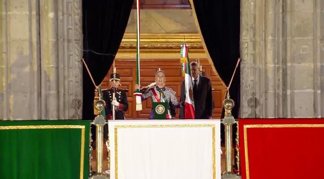 Primer Grito de Independencia de Sheinbaum como presidenta