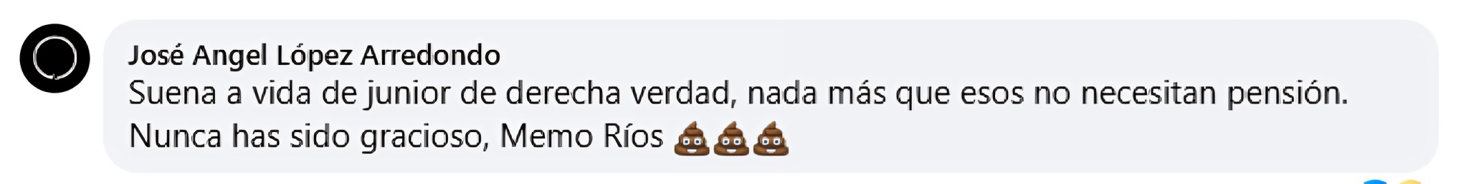 Internautas responden a burlas de Memo Ríos