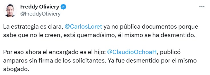 Loret de Mola y Latinus documentos