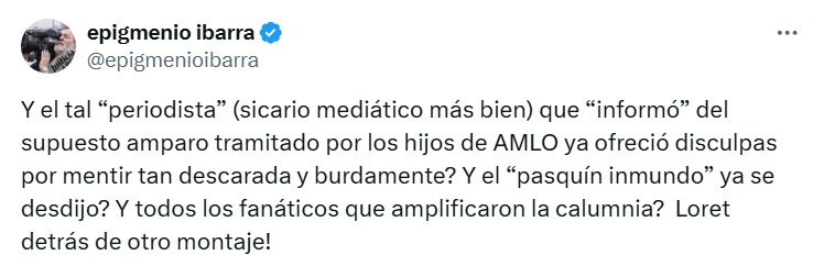 Loret de Mola y Latinus sicarios