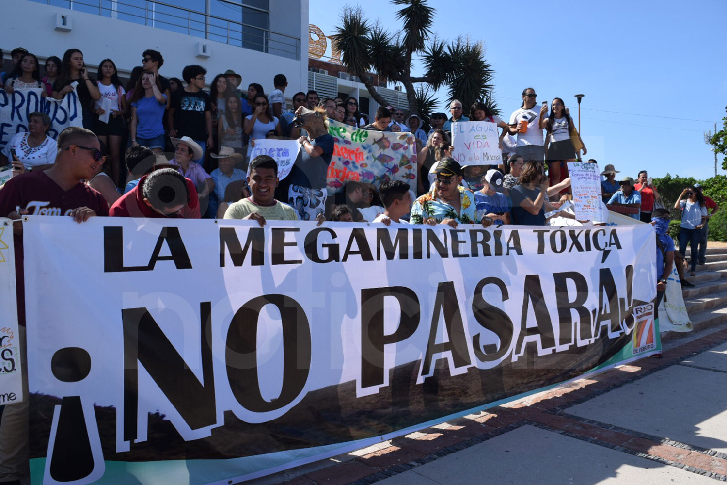 Manifestación vs Salinas Pliego