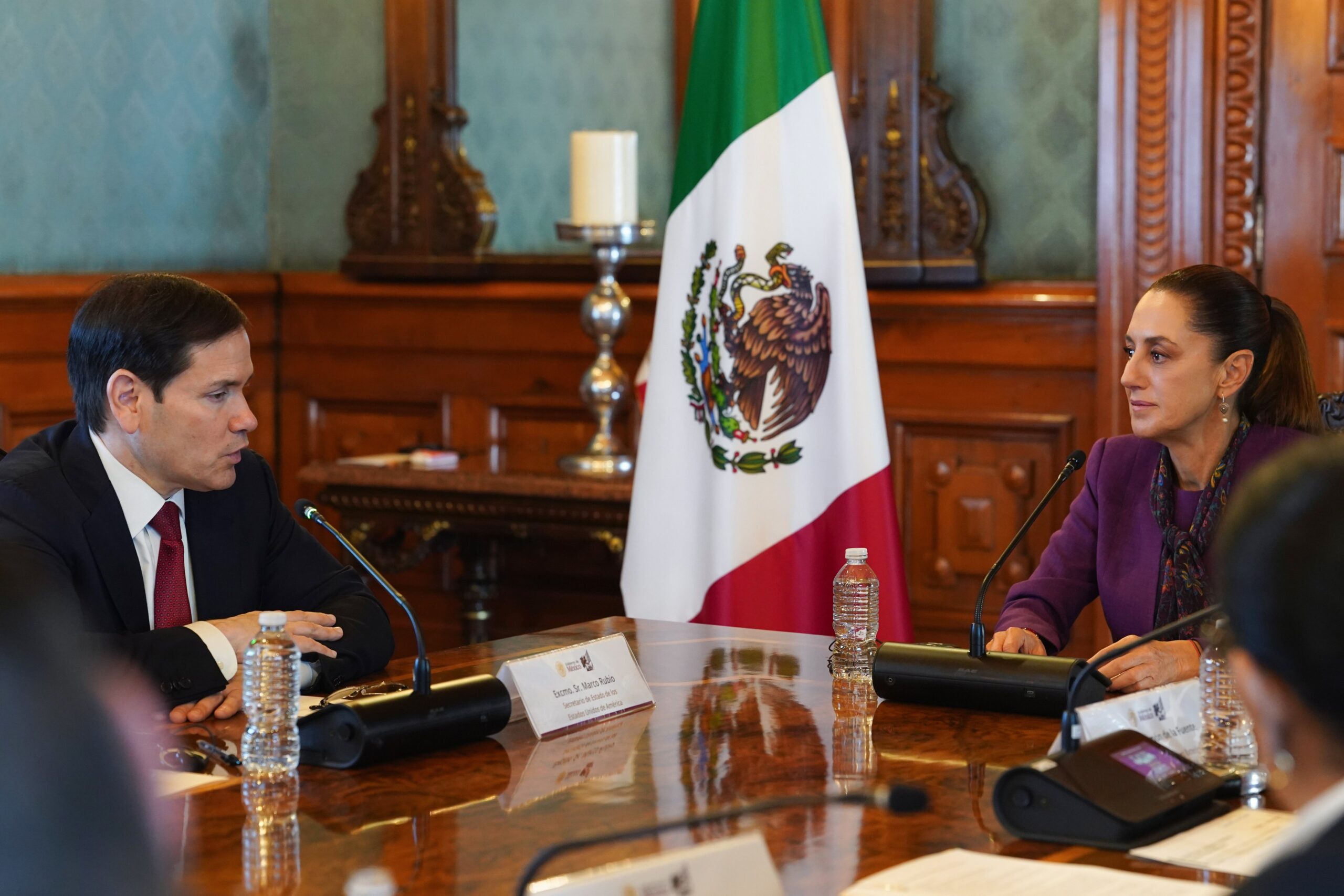 Marco Rubio y Sheinbaum