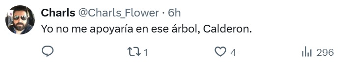 no me apoyaría ahi