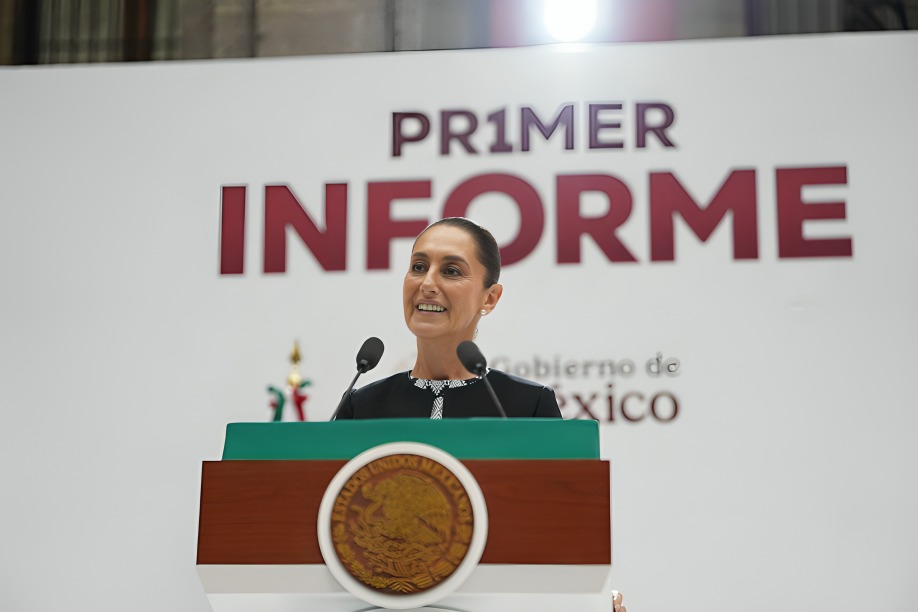 Noroña asegura estar contento por resultados de Sheinbaum