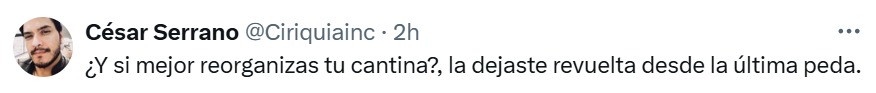 reorganice su cantina
