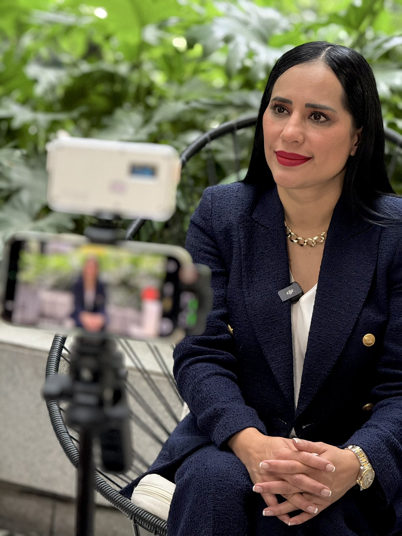 Sandra Cuevas usa reloj valuado en más de 120 mil pesos