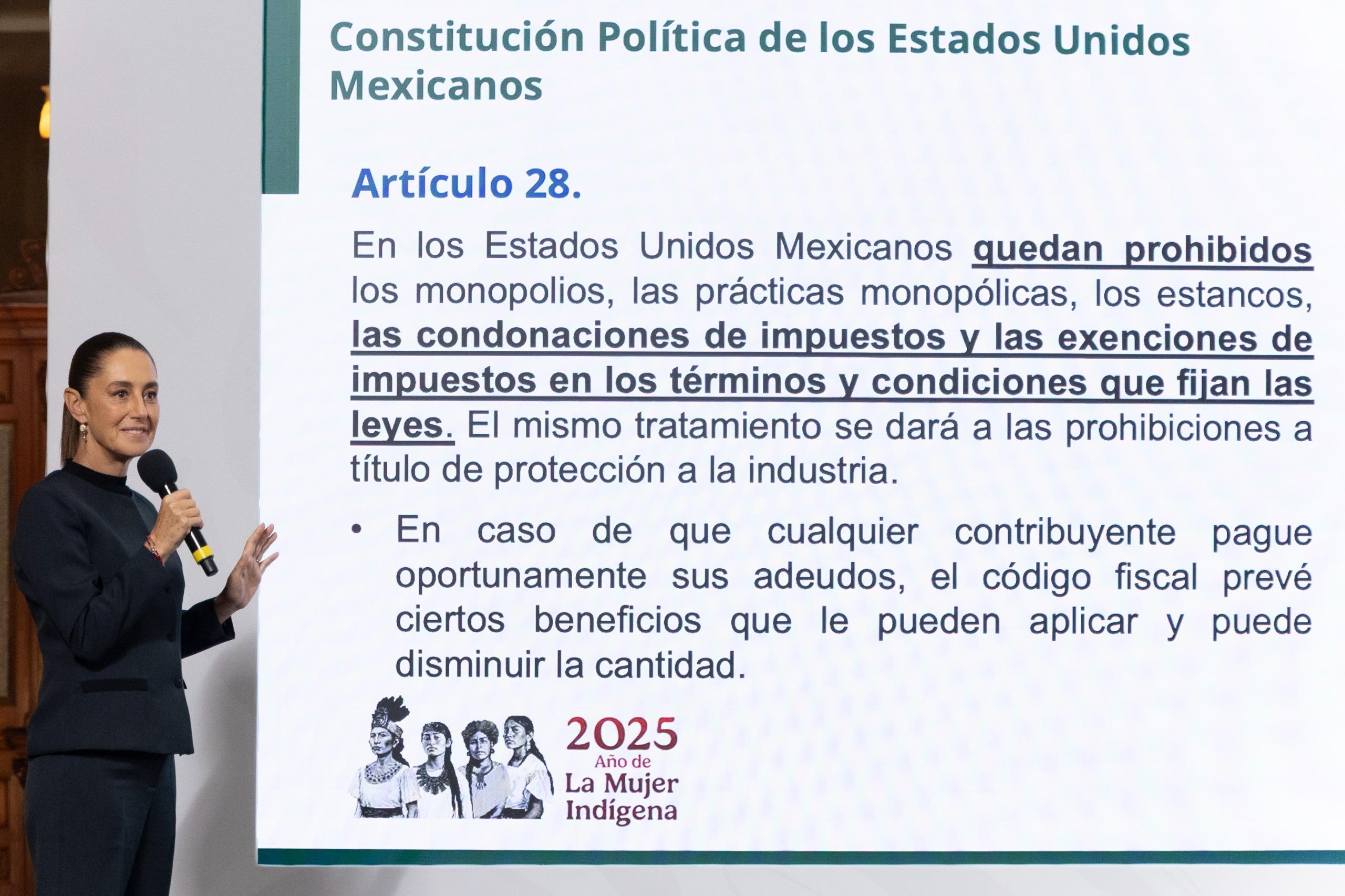 Sheinbaum explica pago de impuestos 