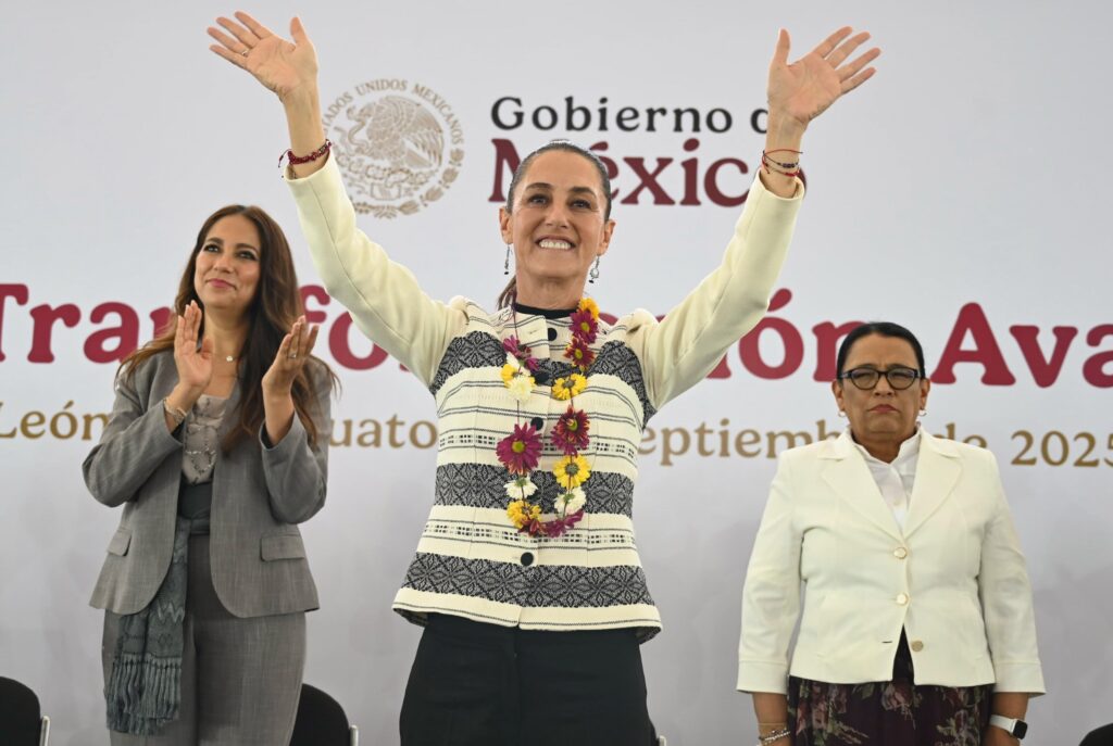 Sheinbaum y gobernadora de Guanajuato