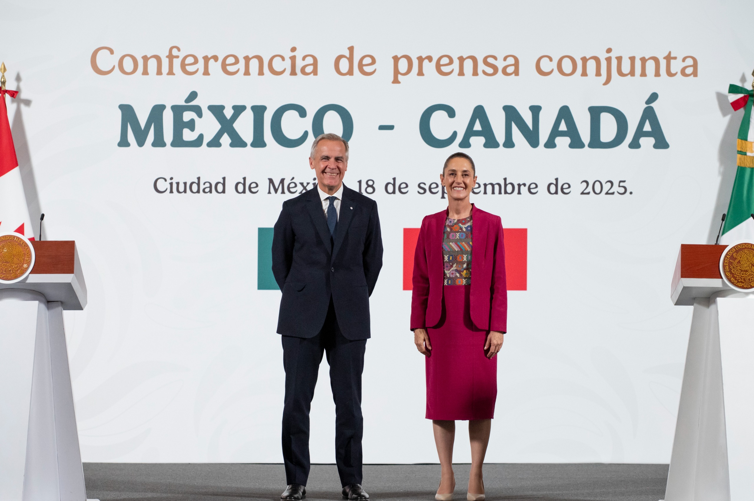 Sheinbaum y Mark Carney refuerzan coordinación bilateral