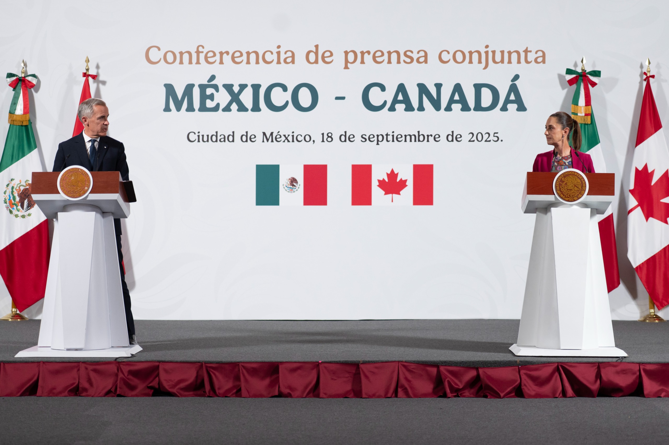 Sheinbaum y Mark Carney refuerzan coordinación bilateral