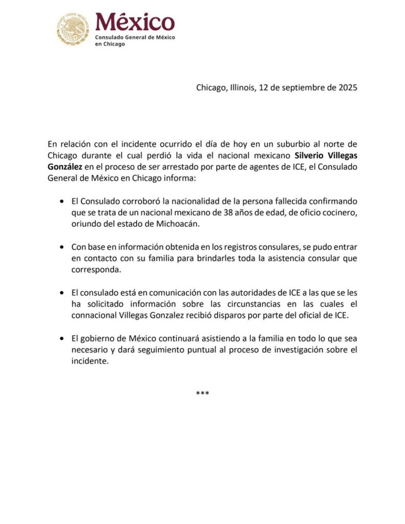 SRE comunicado