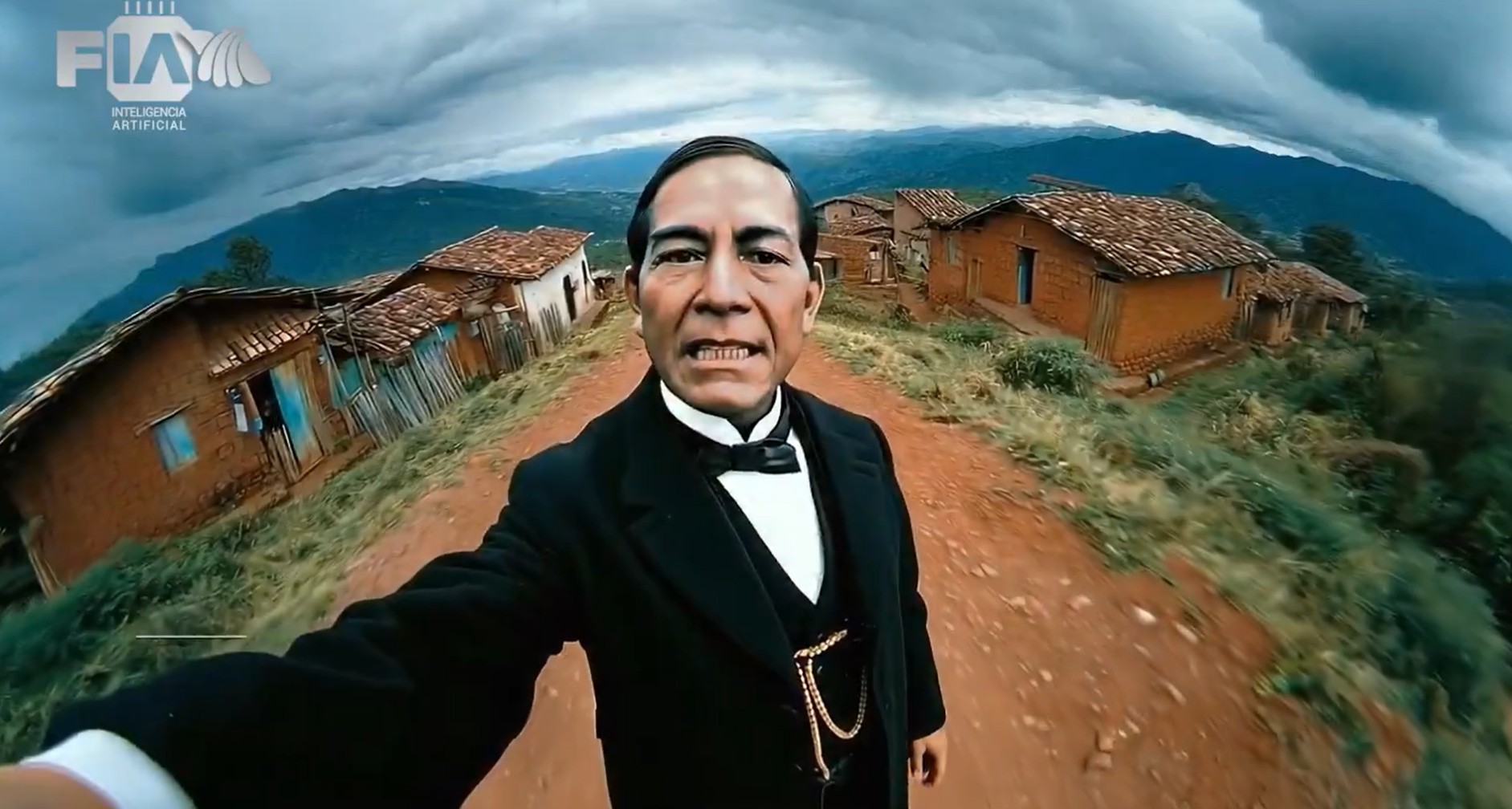 TV Azteca crea video con IA de Benito Juárez