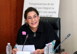La ministra Lenia Batres, mejor conocida por la Ministra del pueblo