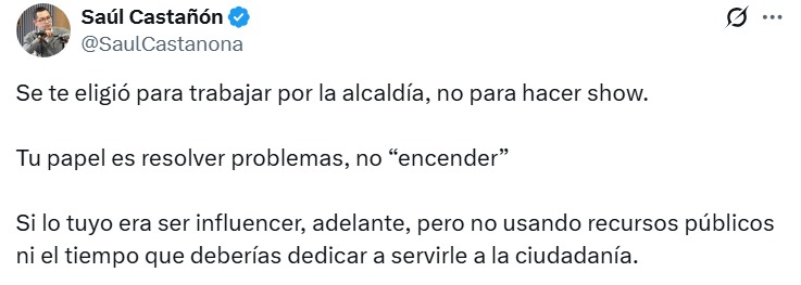 Alessandra Rojo de la Vega no entiende
